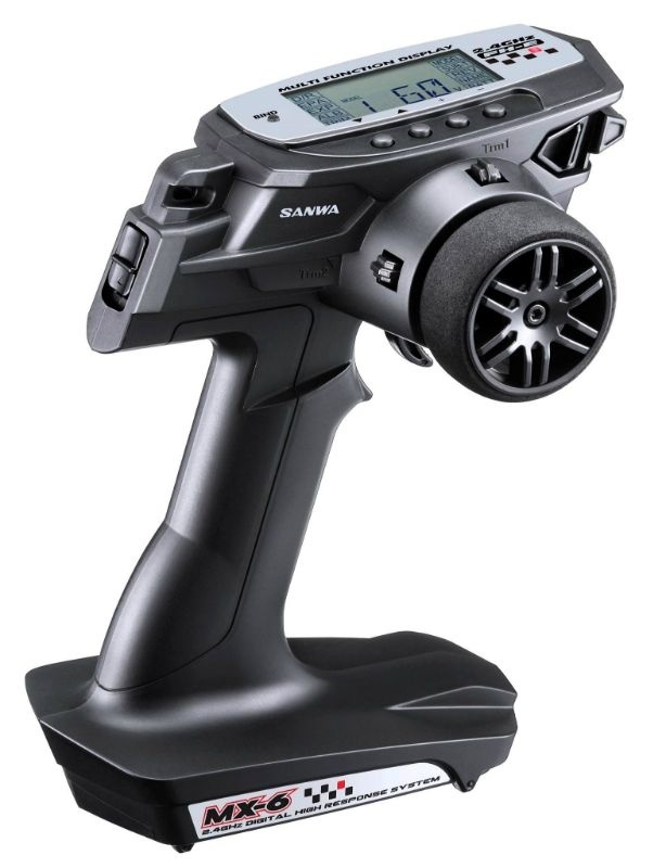 Sanwa - MX-6 DRY, 2 X RX-391W (WATERPROOF EMPFÄNGER) (ohne Servos)