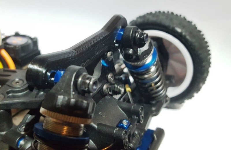 Team Associated B64 Teppich Version, Dämpferbrücken-Teppichschutz, Semi-flexibel
