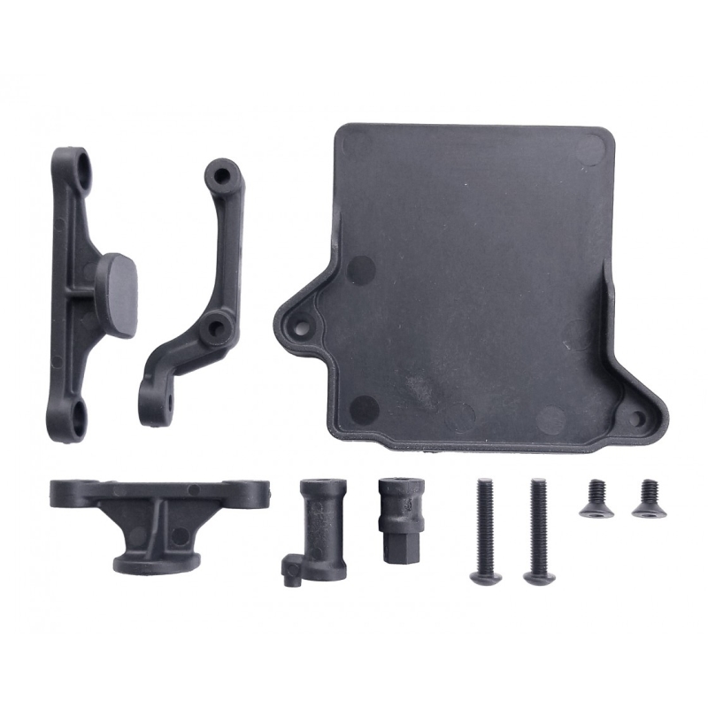 Team Associated - RC10B74.1 LP Battery Posts, Fan Mount, ESC Tray